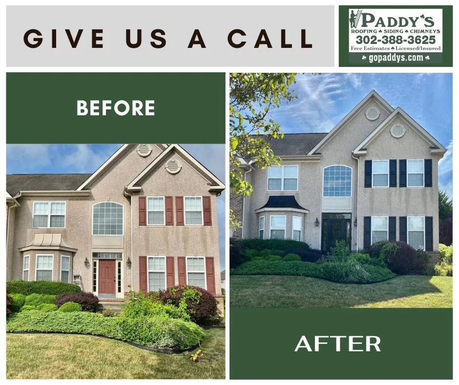 Slide of Paddy's Roofing, Siding, and Chimneys