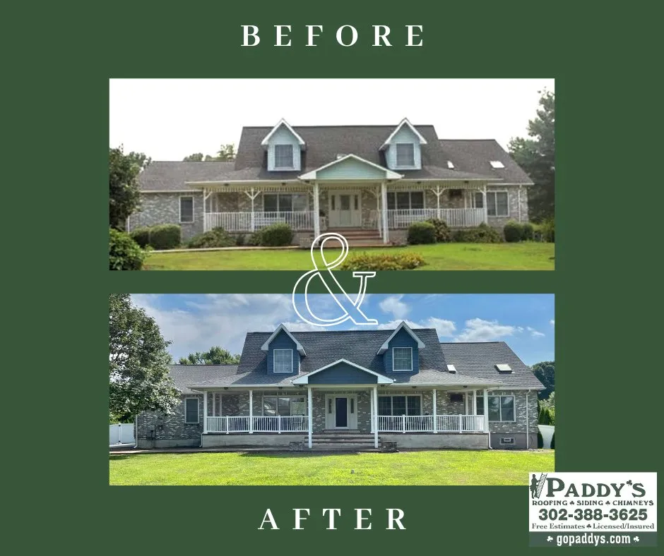 Slide of Paddy's Roofing, Siding, and Chimneys