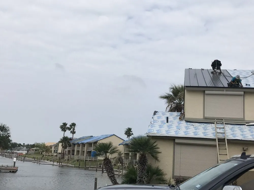 Slide of Palm Roof Company