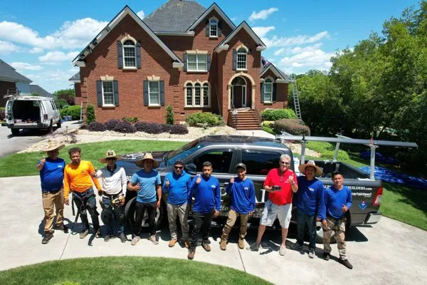 Palmetto Builders Roofing Siding & Gutters Logo