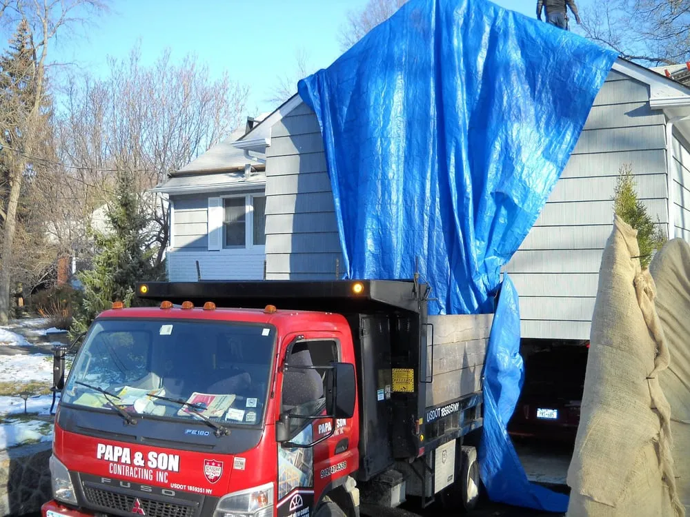 Slide of Papa & Sons Roofing
