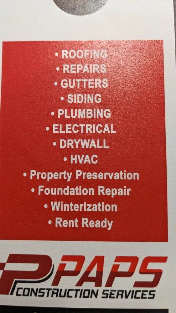 Slide of Paps Constructation Services