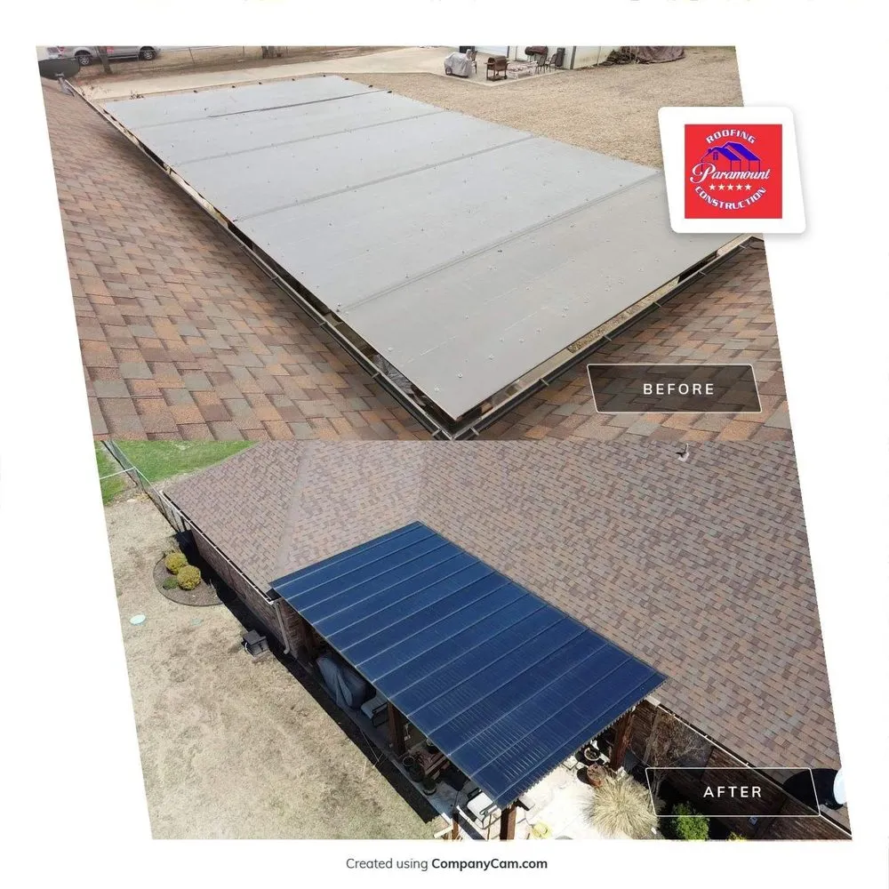 Slide of Paramount Roofing and Construction