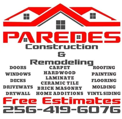 Paredes Construction Logo