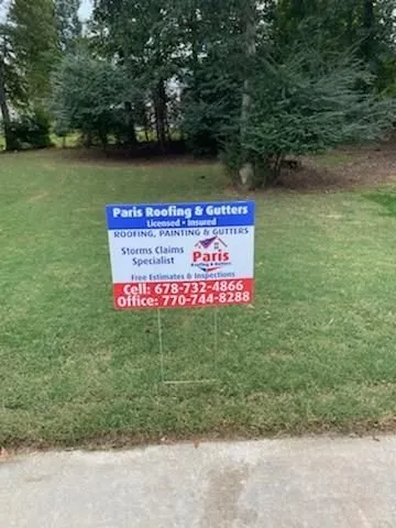 Slide of Paris Roofing & Gutters