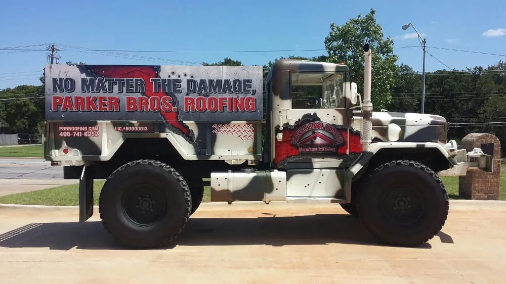 Slide of Parker Brothers Roofing