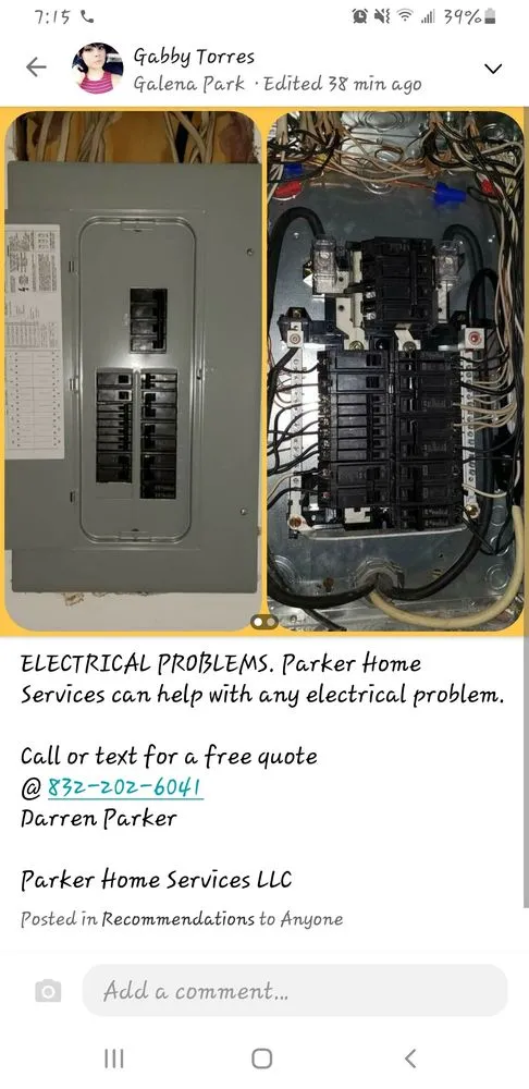 Slide of Parker Home Services