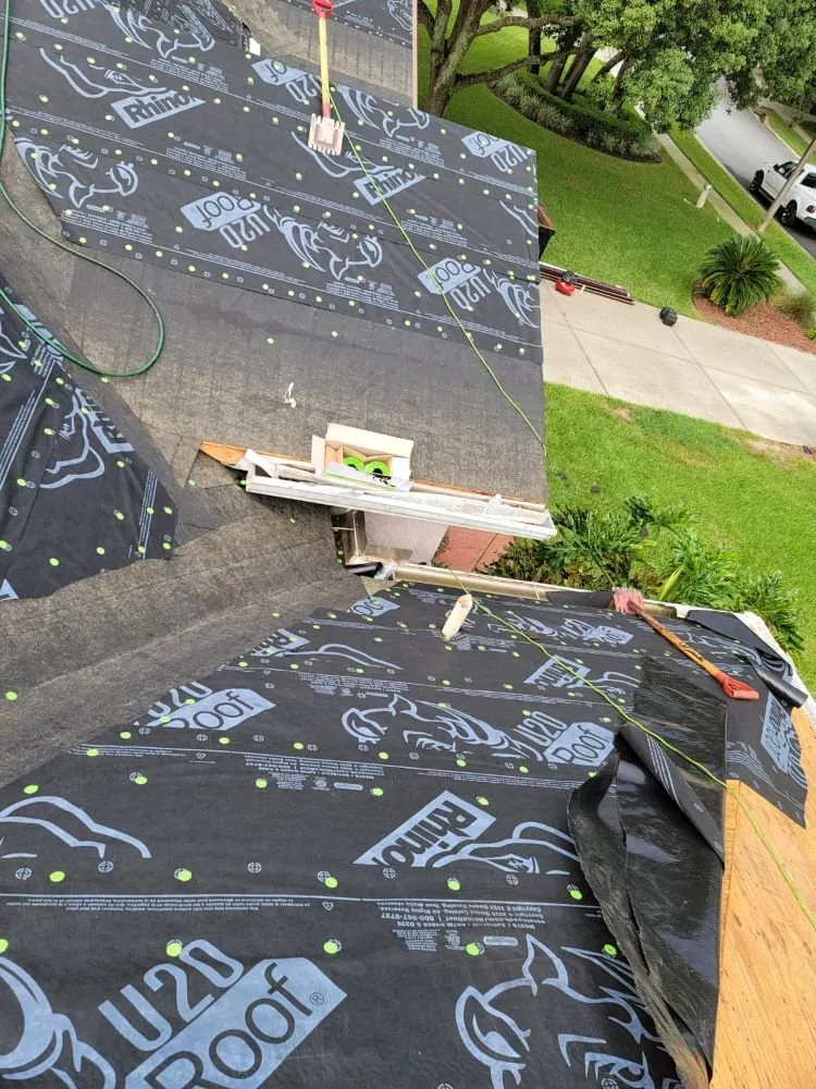 Local roof leak repair for residential properties in Gulf Port, FL by Parrish and Sons Roofing