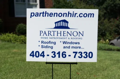 Slide of Parthenon Home Improvement & Roofing
