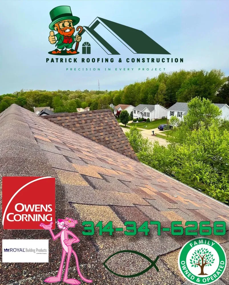 Slide of Patrick Roofing and Construction