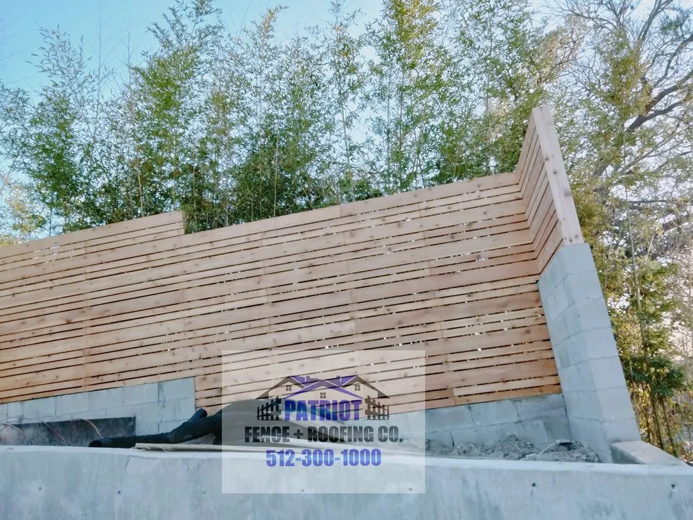 Slide of Patriot Fencing & Roofing
