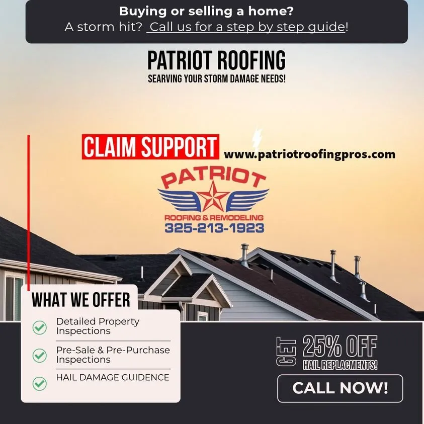 Slide of Patriot Roofing
