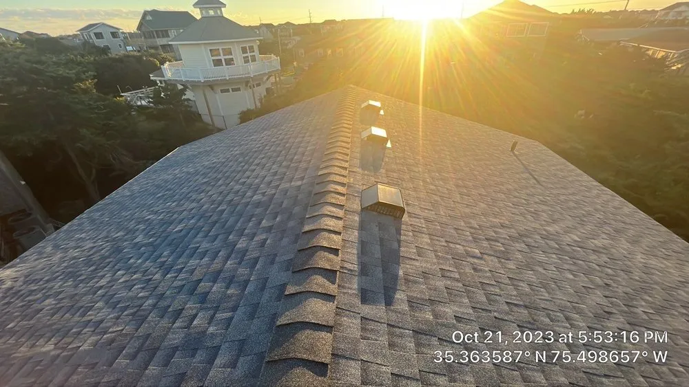 Professional residential roofing service for homes in Point Harbor, NC by Patriots Roofing