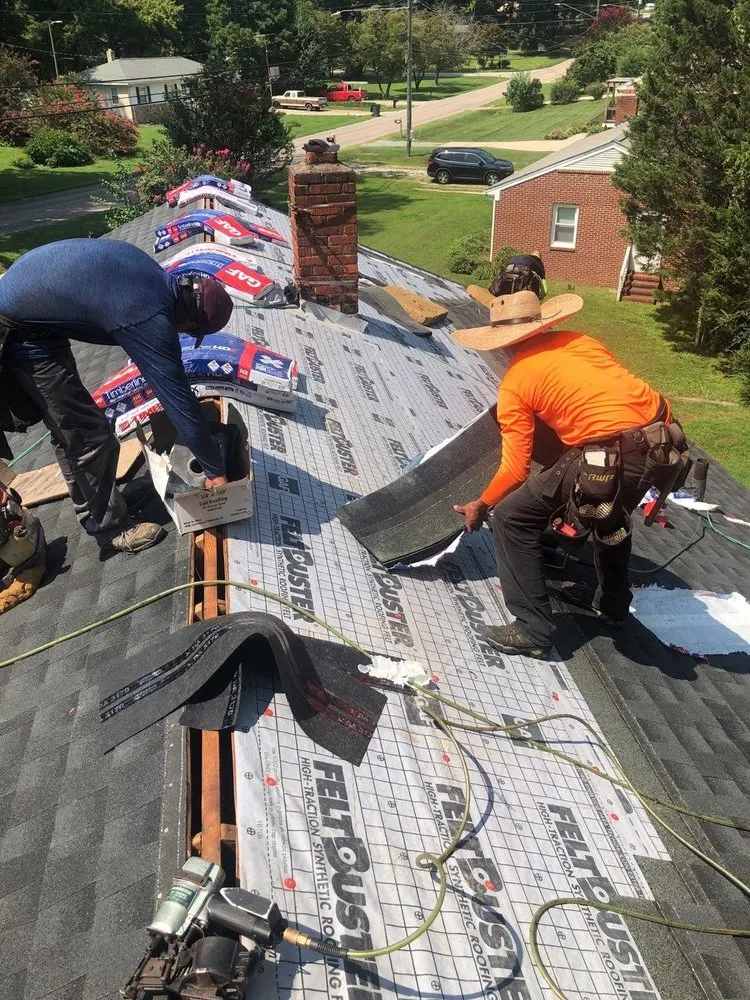 Slide of Patriots’ Roofing