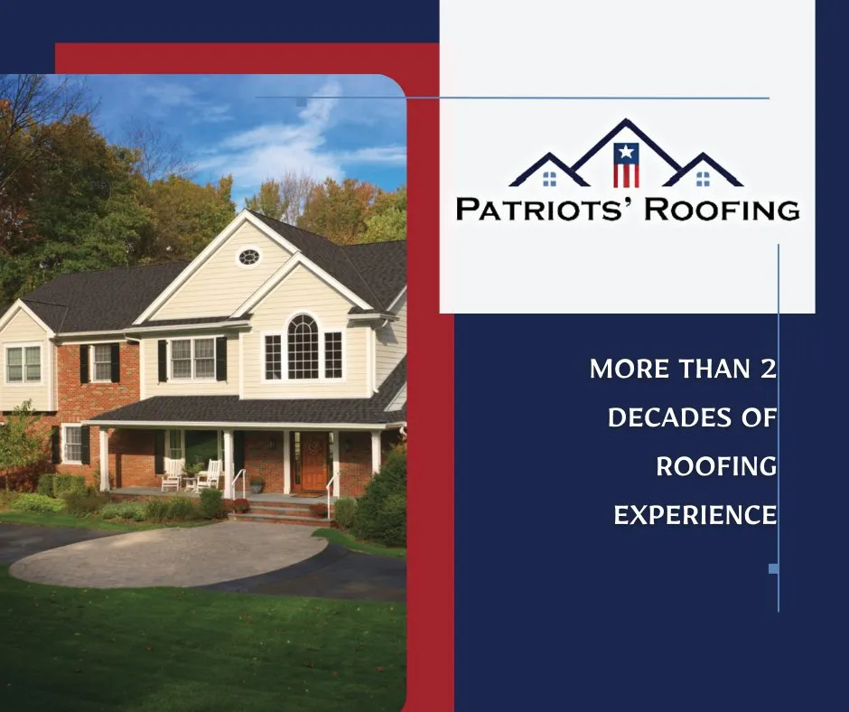 Slide of Patriots’ Roofing