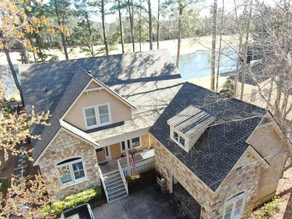 Slide of Patriots’ Roofing