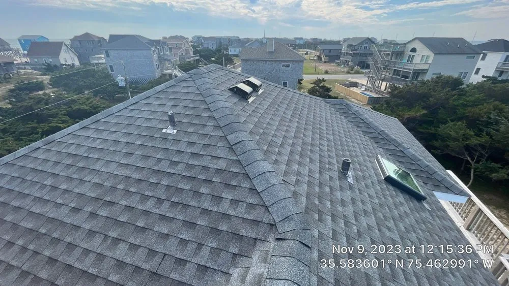 Slide of Patriots’ Roofing