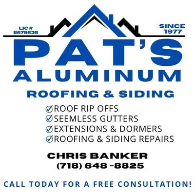 Pat's Roofing & Siding Logo