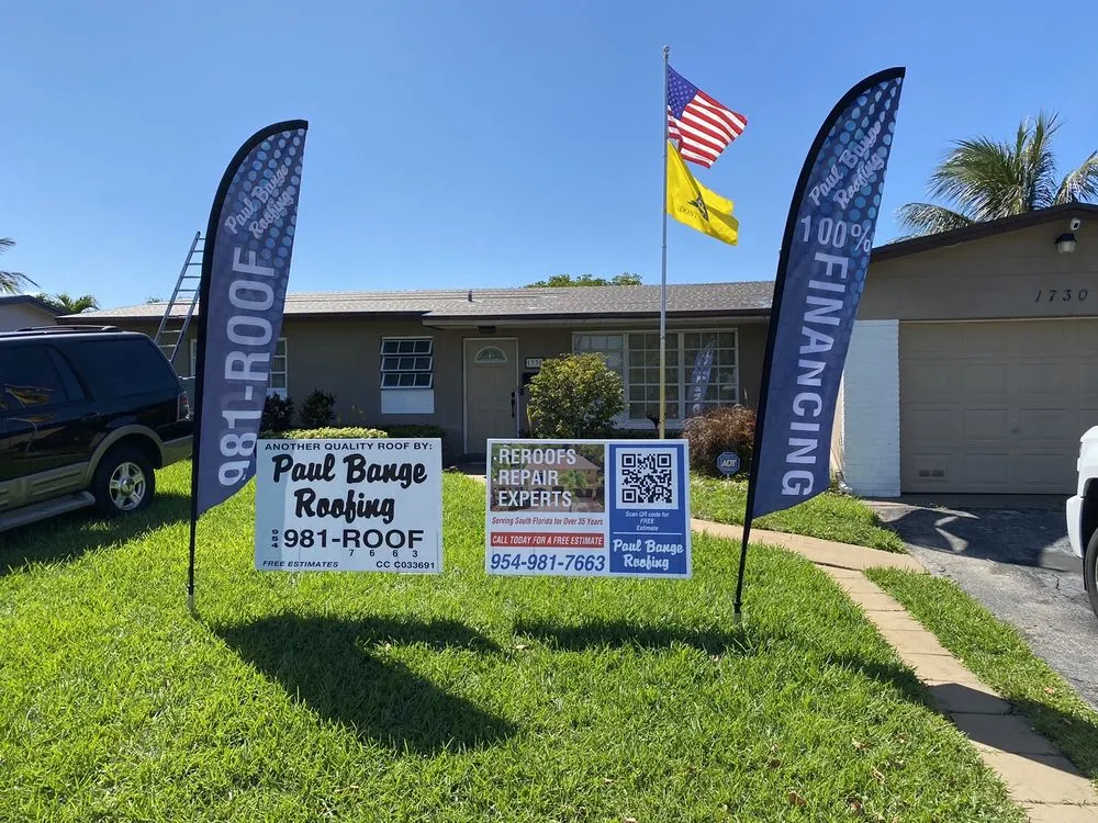 Slide of Paul Bange Roofing