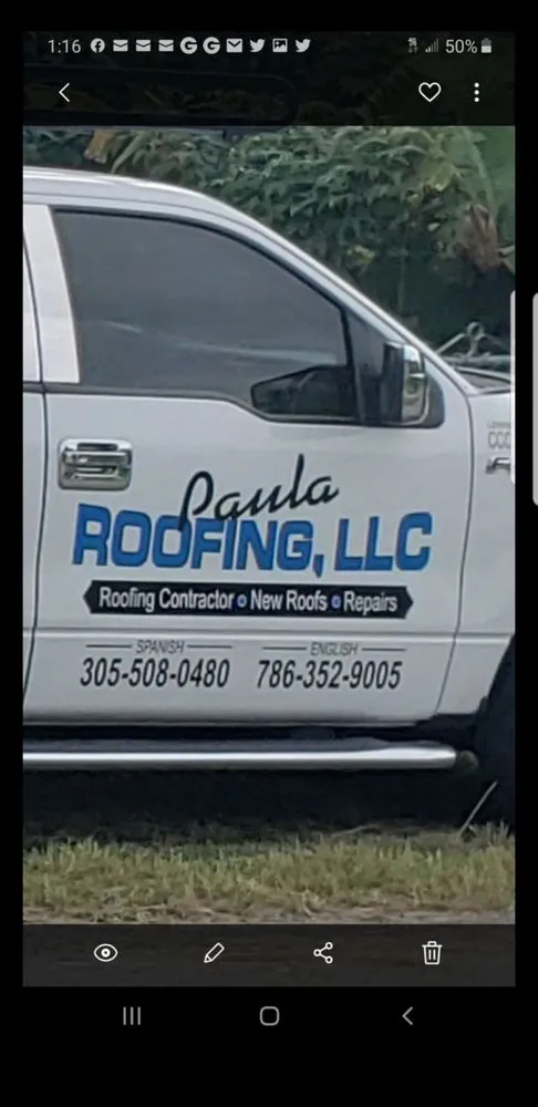 Slide of Paula Roofing