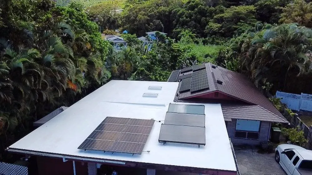 Slide of Pauls Roofing Hawaii