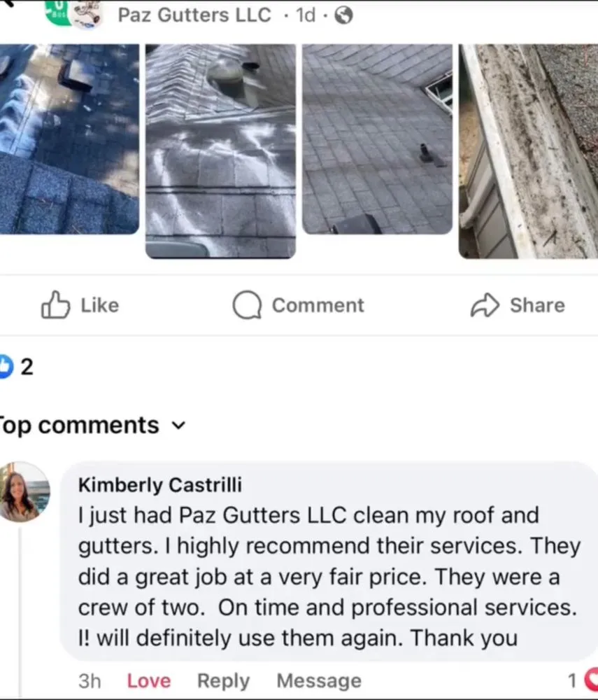 Slide of Paz Gutters