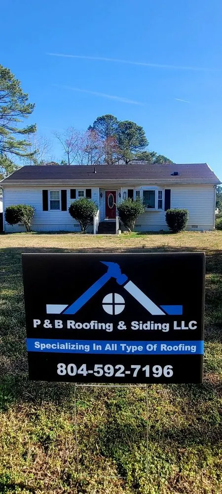 Professional roof replacement in Goochland, VA by P&B Roofing and Siding