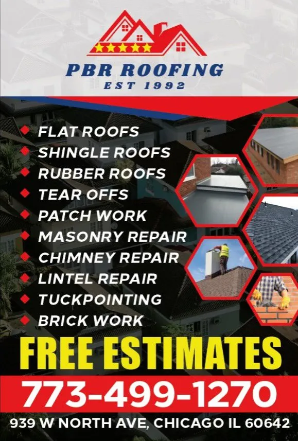 Slide of PBR Roofing and Masonry