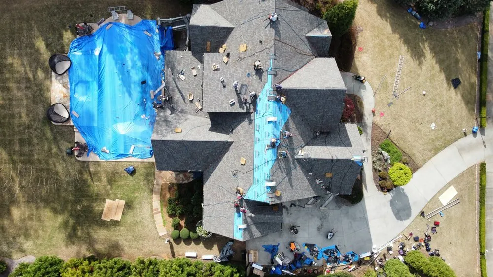 Slide of Peachtree Roofers