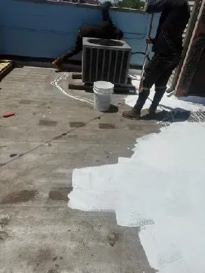 Slide of Peak and Point Roofing repair