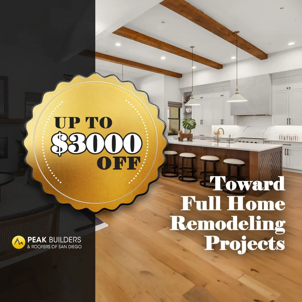 Slide of Peak Builders & Roofers of San Diego