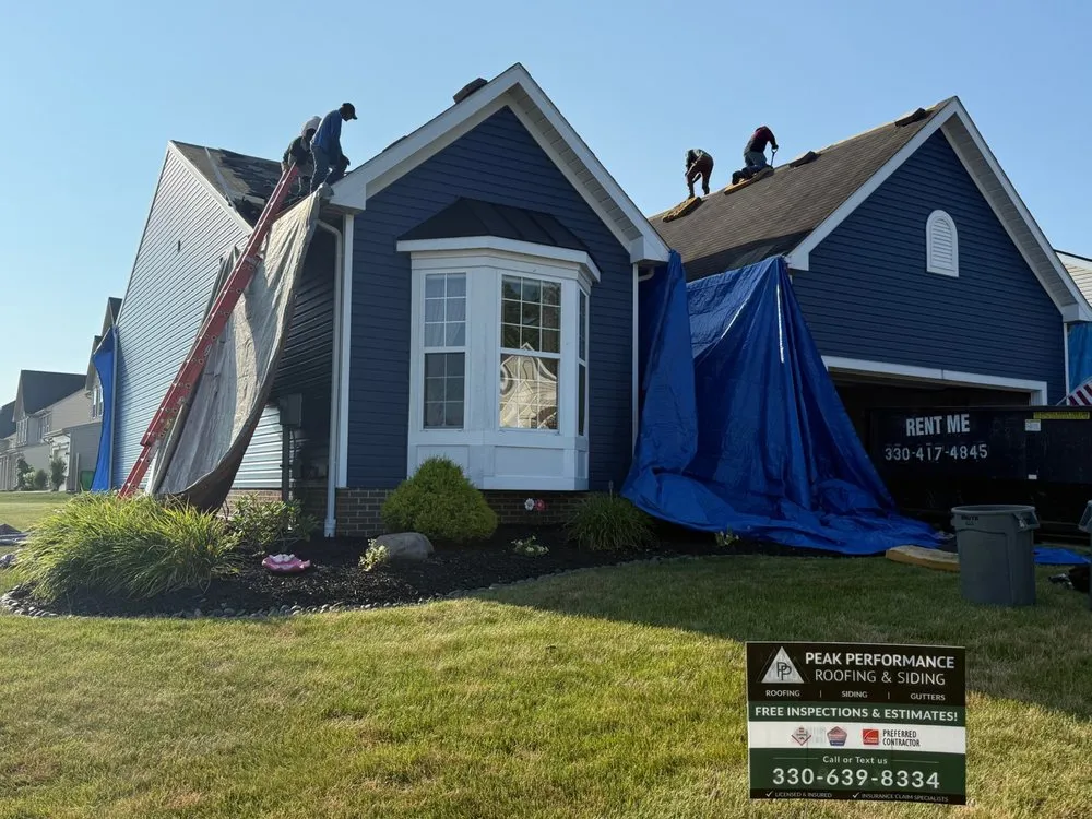 Slide of Peak Performance Roofing & Siding