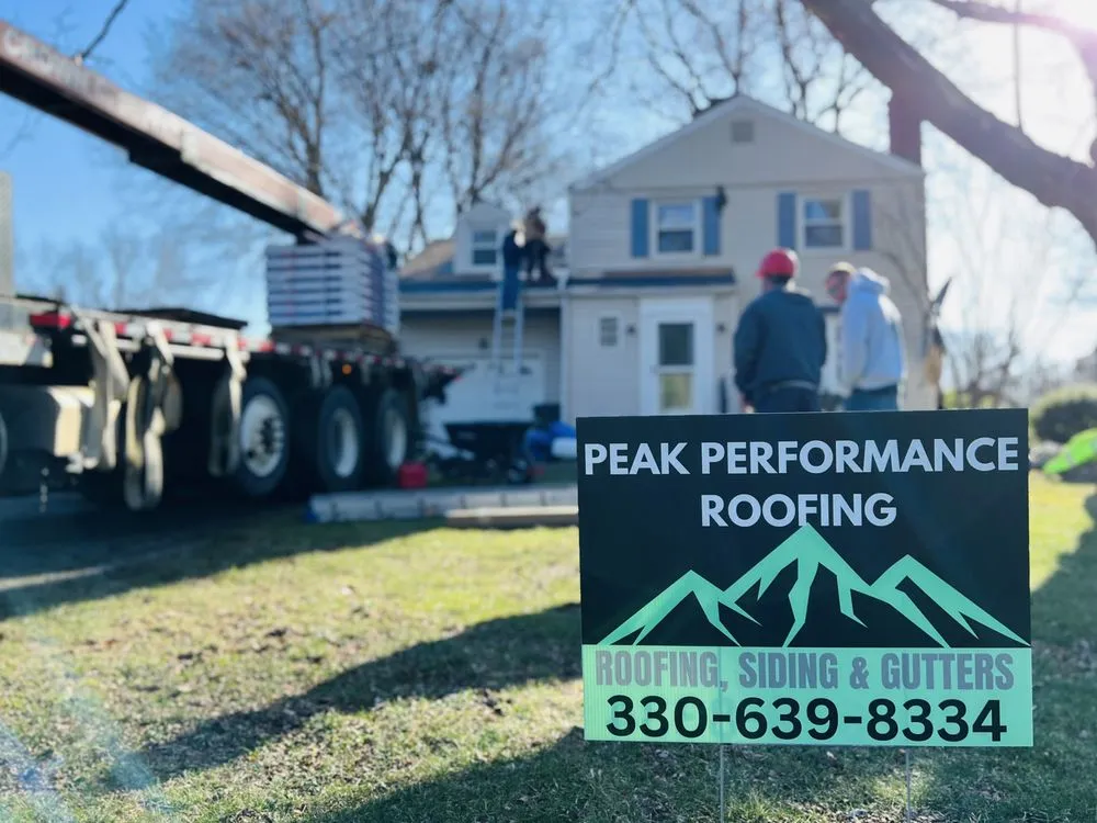Slide of Peak Performance Roofing & Siding