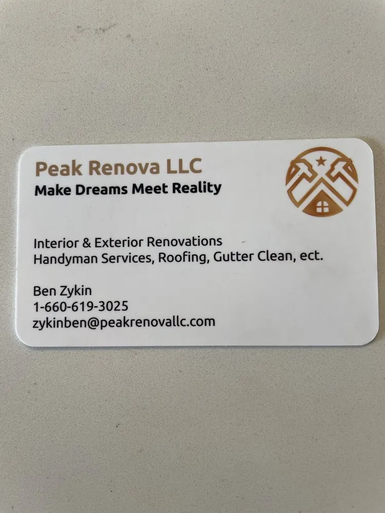 Slide of Peak Renova
