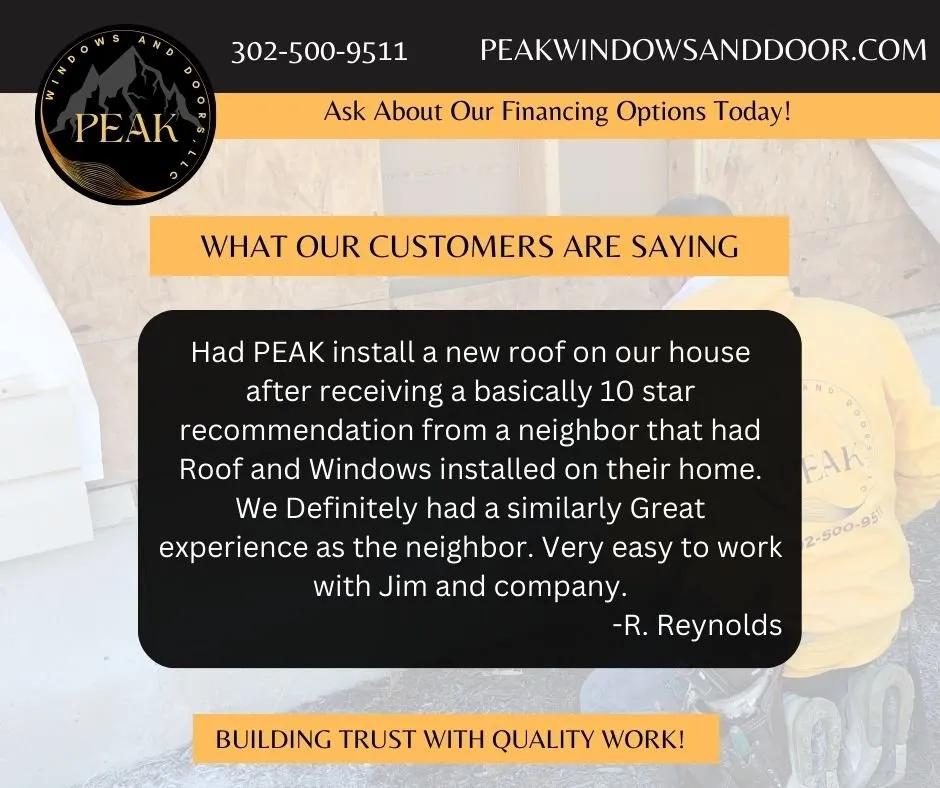 Slide of Peak Windows & Doors