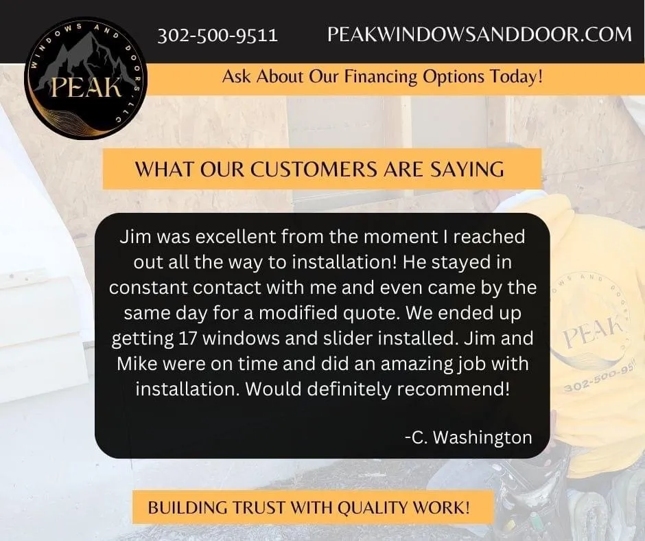 Slide of Peak Windows & Doors