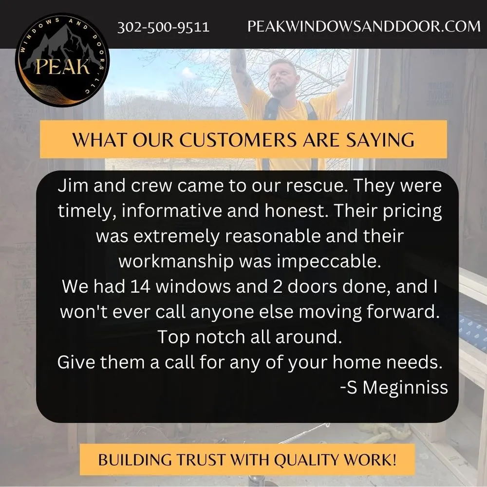 Slide of Peak Windows & Doors