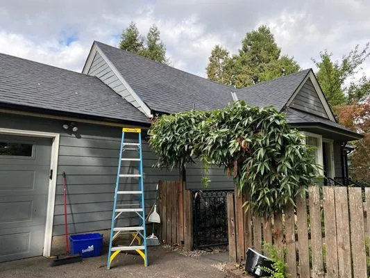 Peaks and Valleys Roofing Logo