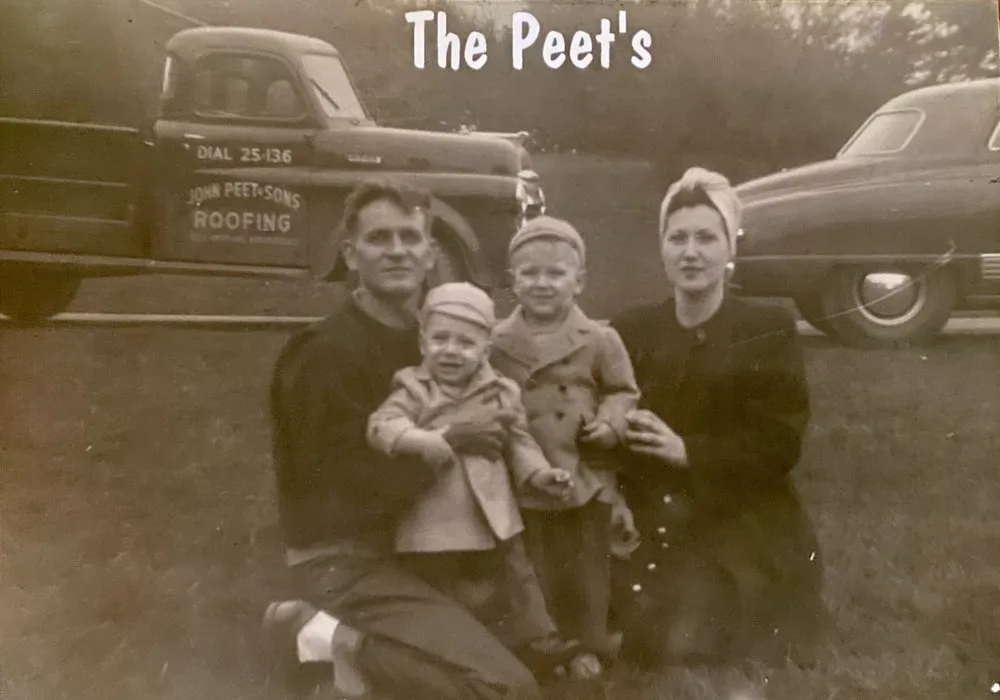 Slide of Peet Roofing