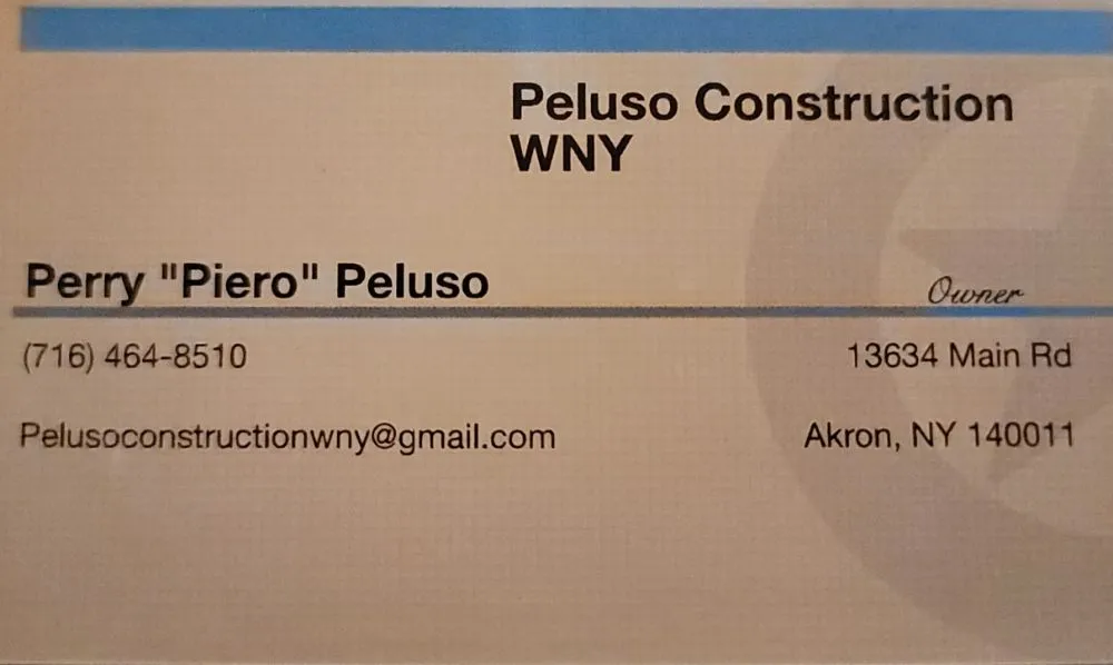 Slide of Peluso Construction WNY