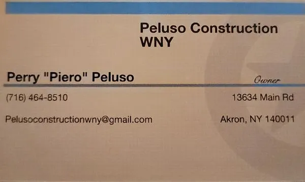 Peluso Construction WNY