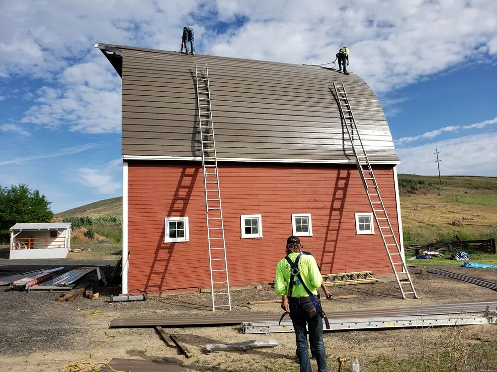 Slide of Pendleton Roofing
