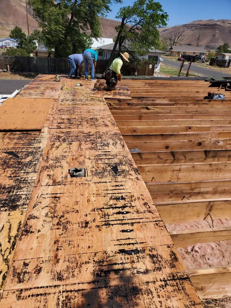 Slide of Pendleton Roofing