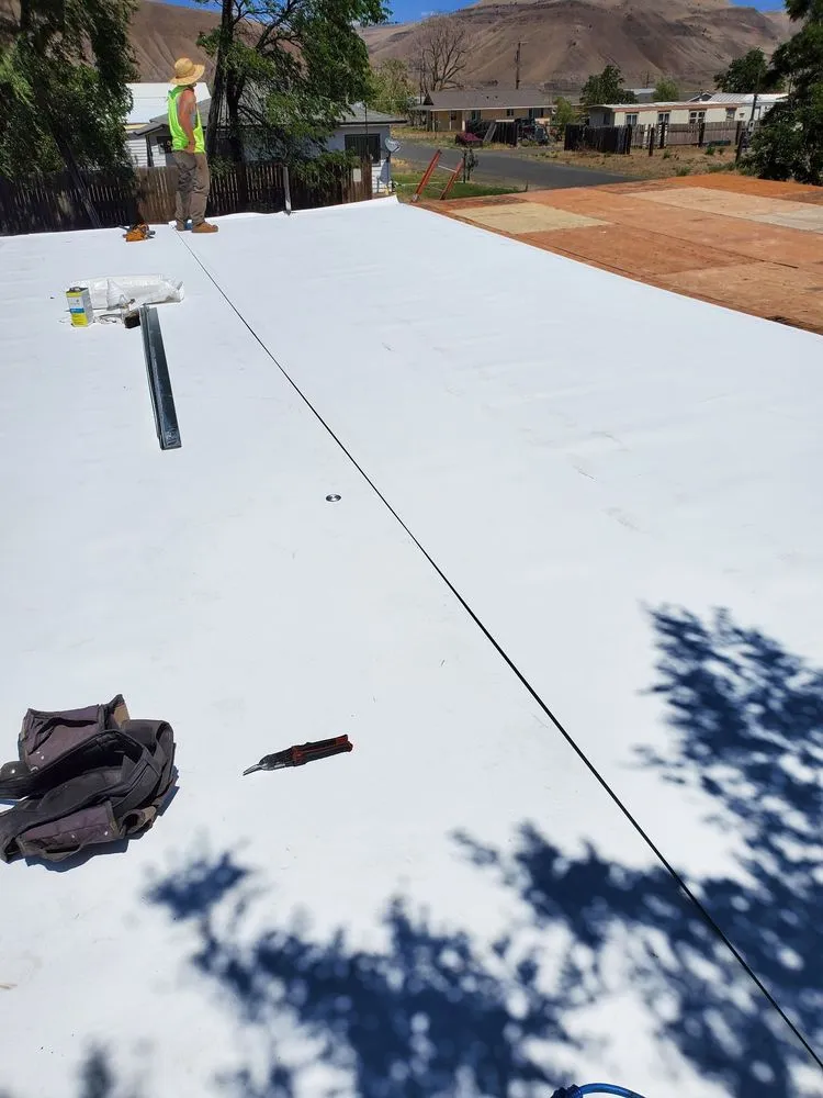 Slide of Pendleton Roofing