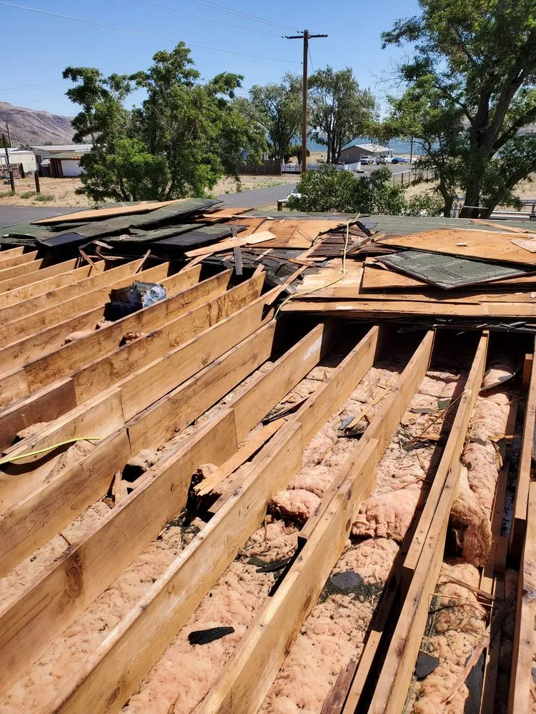Slide of Pendleton Roofing