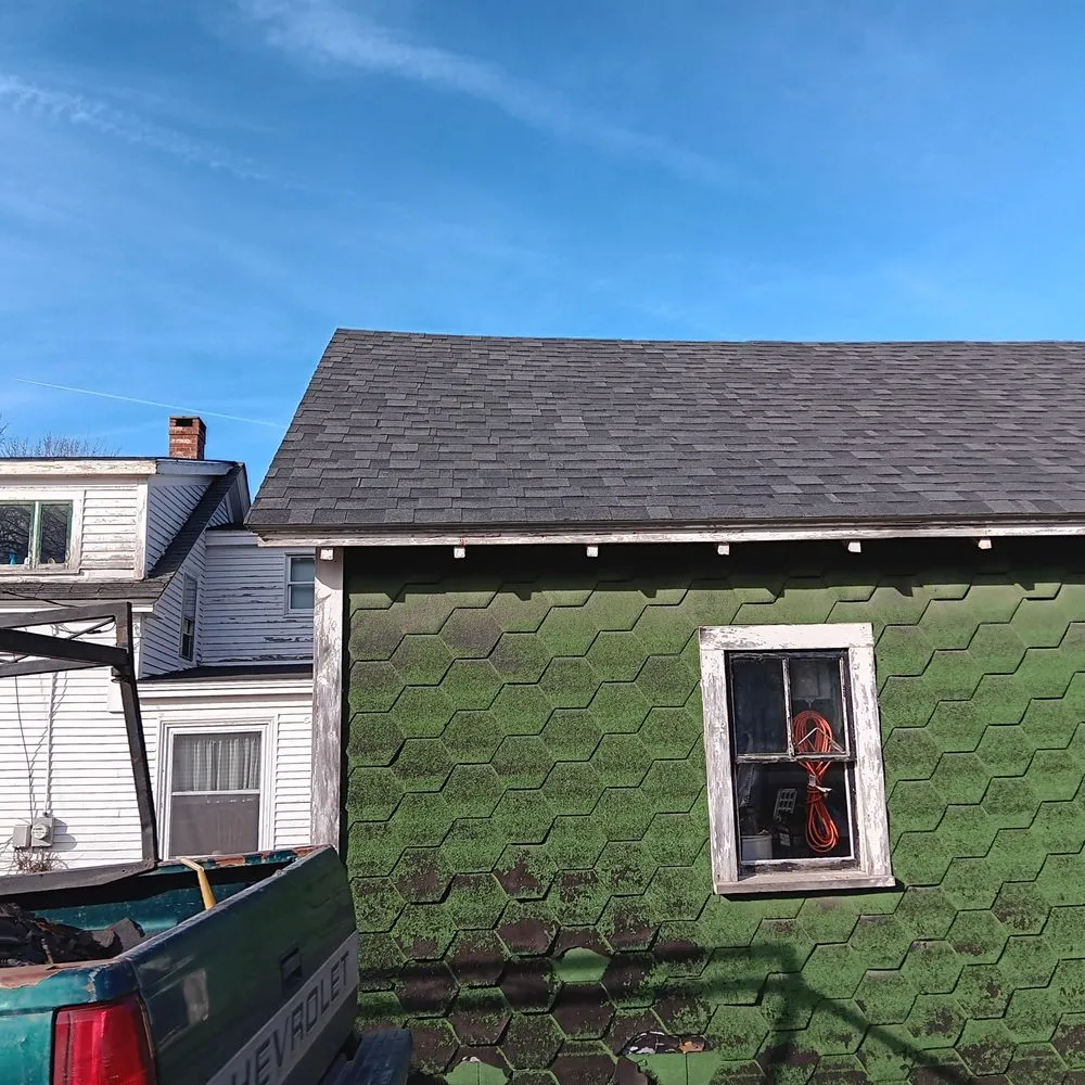 Emergency flat roof repair in Belmont, ME by Penobscot Bay Roofing