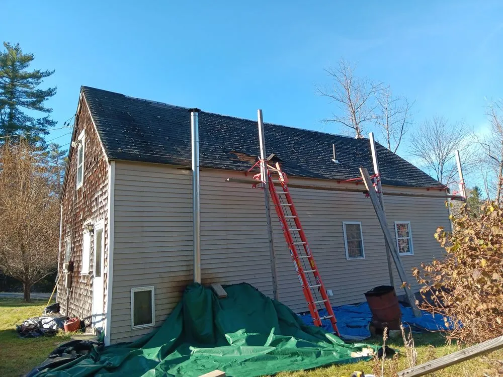 Local residential roofing service for residential properties in Belmont, ME by Penobscot Bay Roofing