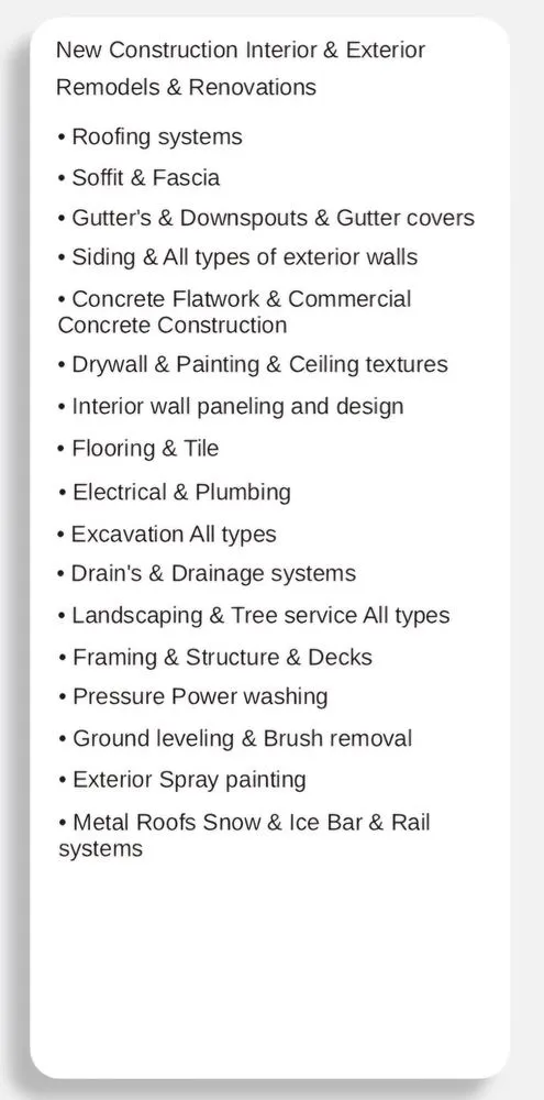 Slide of Perea Contracting