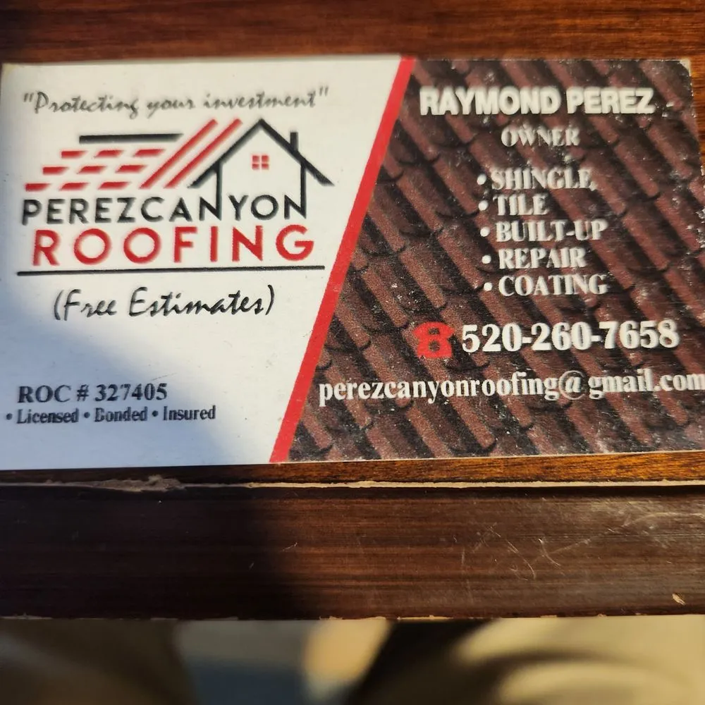 Slide of Perez Canyon Roofing