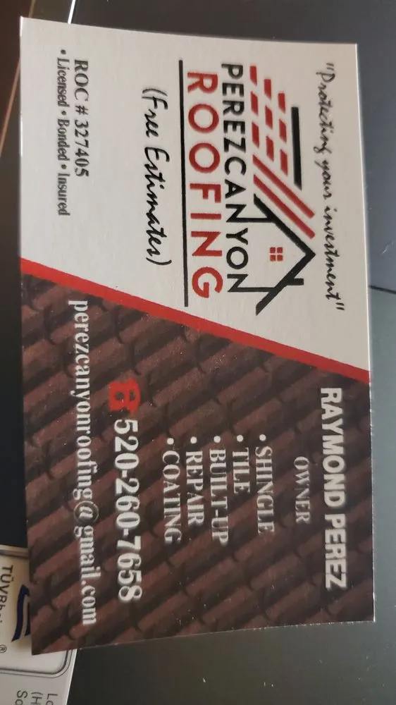 Slide of Perez Canyon Roofing